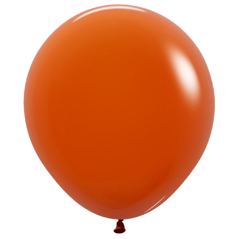 18"(45cm) Fashion Sunset Orange Large Latex Balloon