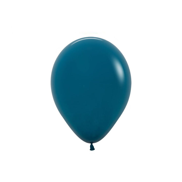 5"(12cm) Fashion Deep Teal Latex Balloon