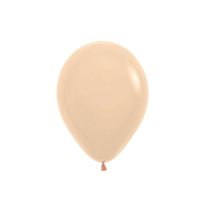 5" (12cm) Pastel Matte Malibu Peach Mini Latex Balloon