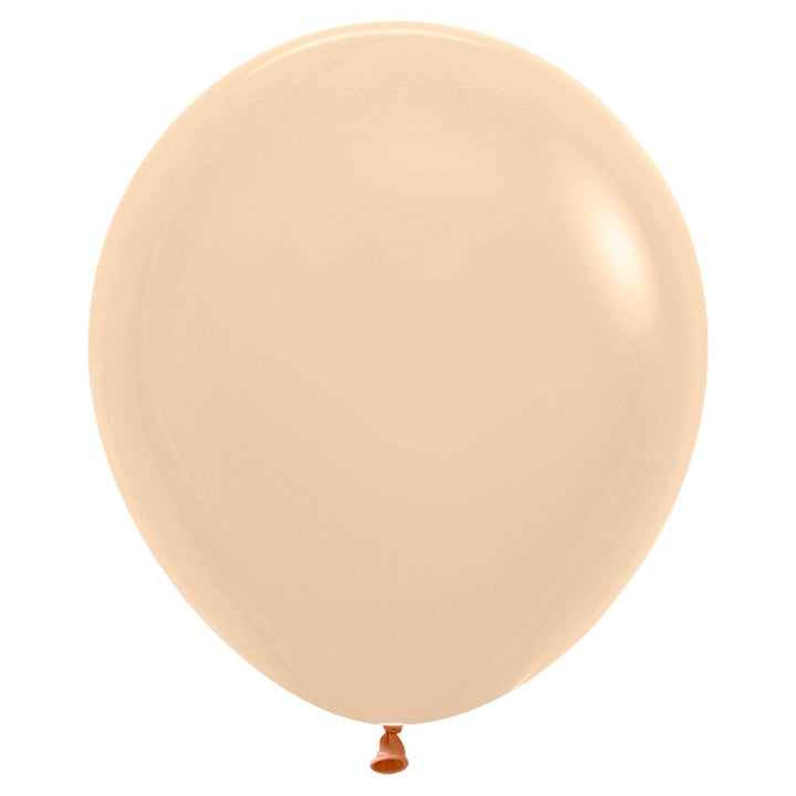 18" (45cm) Pastel Matte Malibu Peach Large Latex Balloon