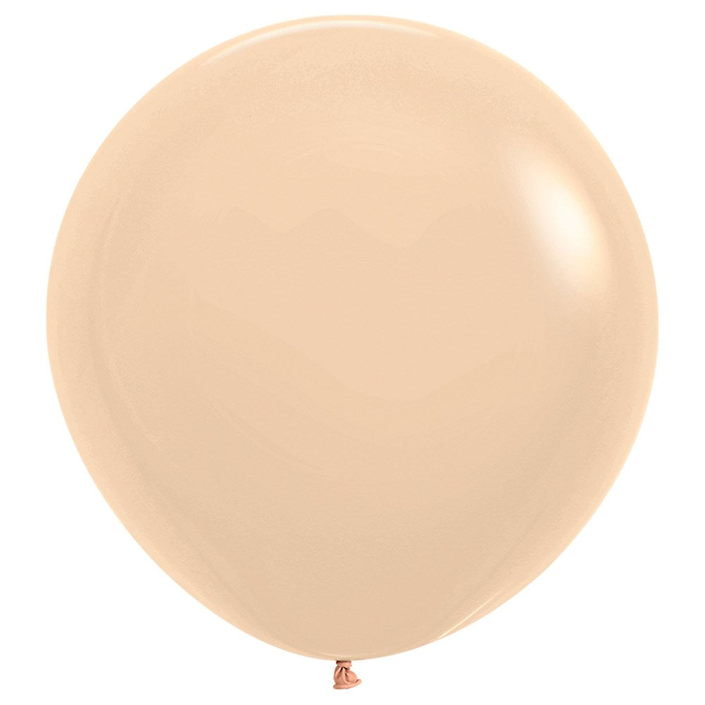 24" (60cm) Pastel Matte Malibu Peach Jumbo Latex Balloon