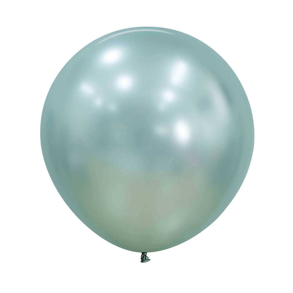 24" (60cm) Silk Cool Mint Jumbo Latex Balloon