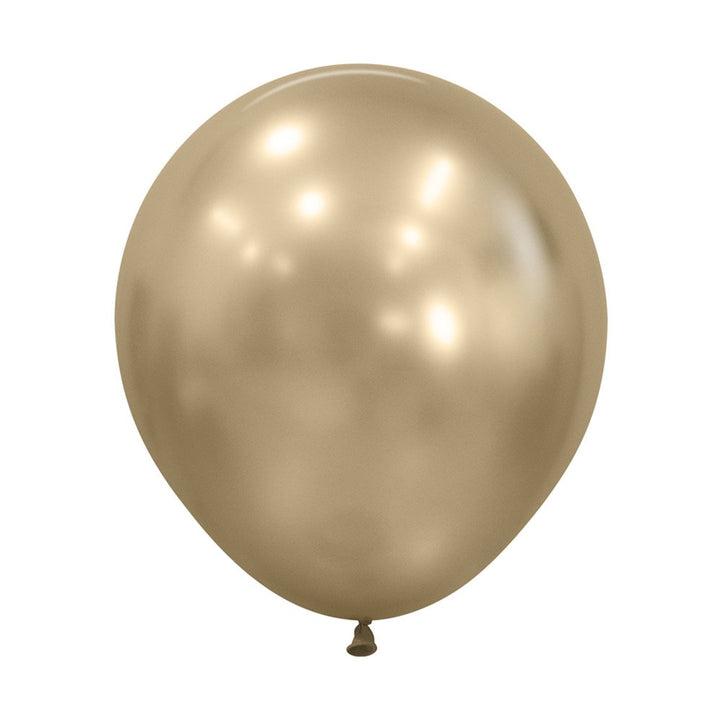 18" (45cm) Silk Gold Dust  Large Latex Balloon