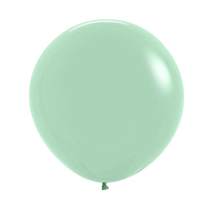 24" (60cm) Pastel Dusk Green Tea Jumbo Latex Balloon
