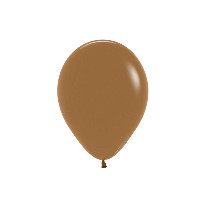 Mini size mocha latex balloon