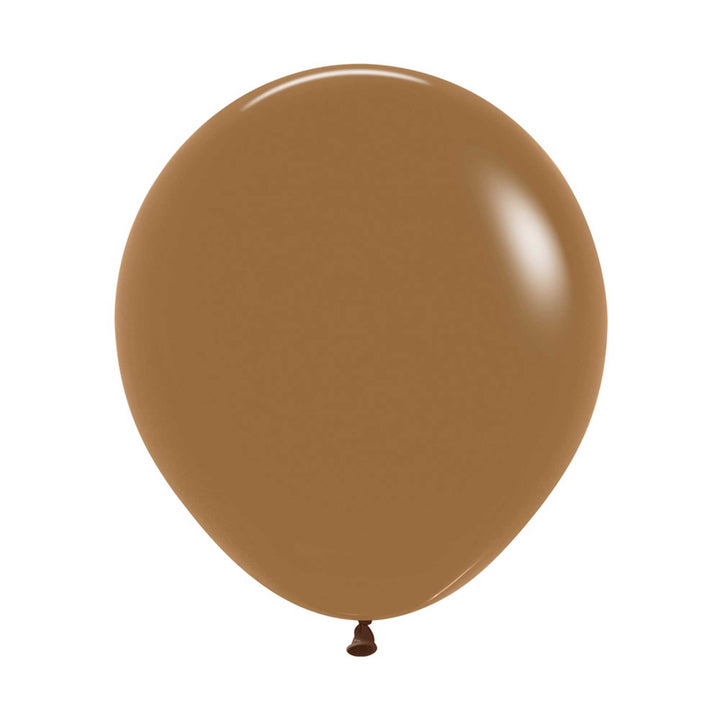 16"(40cm)  Mocha Brown Large Latex Balloon