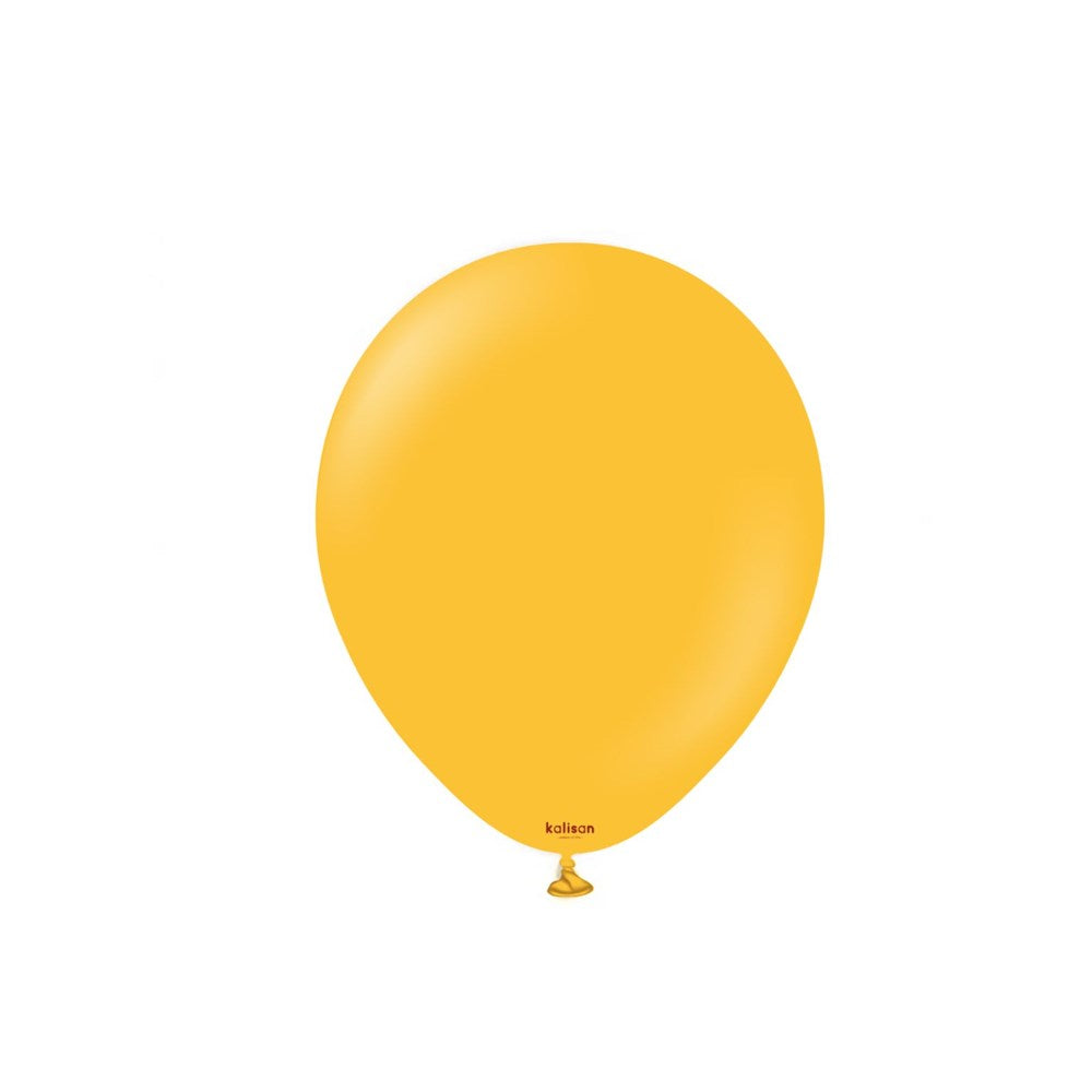 5" (12cm) Standard Amber Mini Latex Balloon