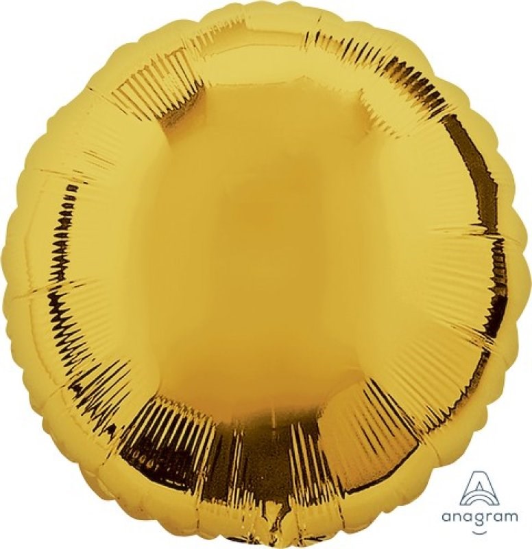 Metallic Gold Round Foil Balloon