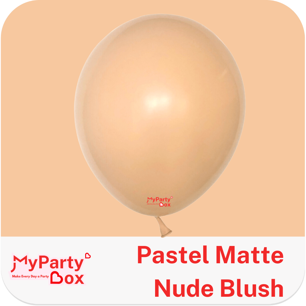 Sempertex Matte Nude Balloon Color Chart