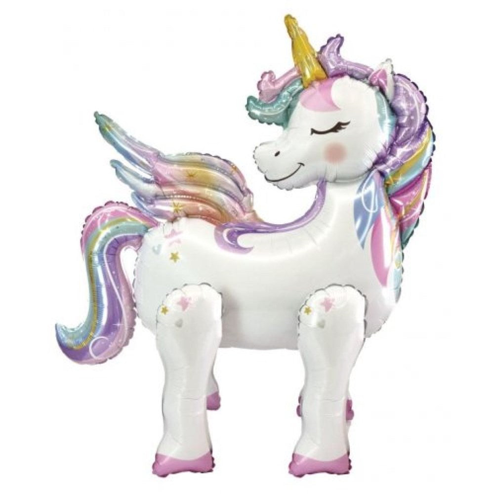 Standing airz unicorn foil balloon