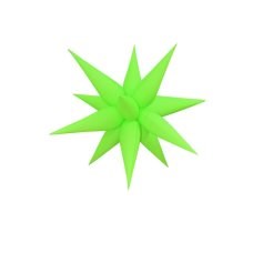 Neon Green Spike Star Foil Balloon (100cm)