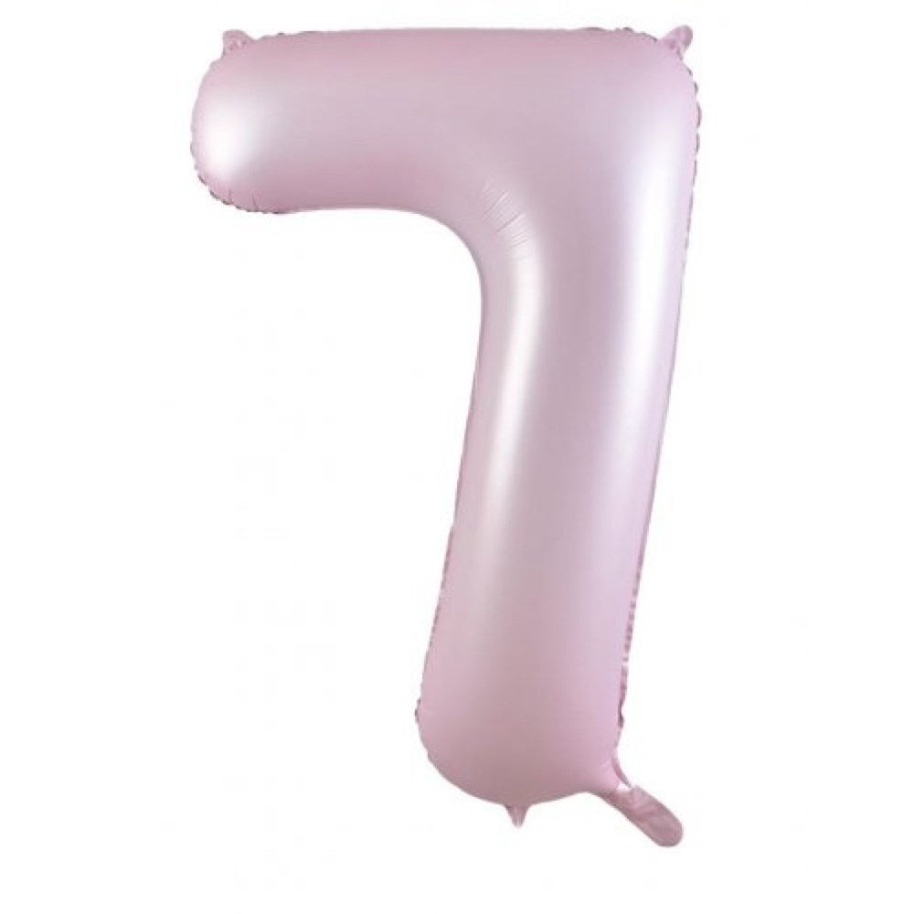 Pastel Pink Number Balloon 7 