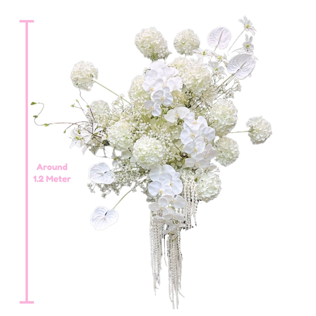 Pure Grace – Classic White Floral Hanging Arrangement