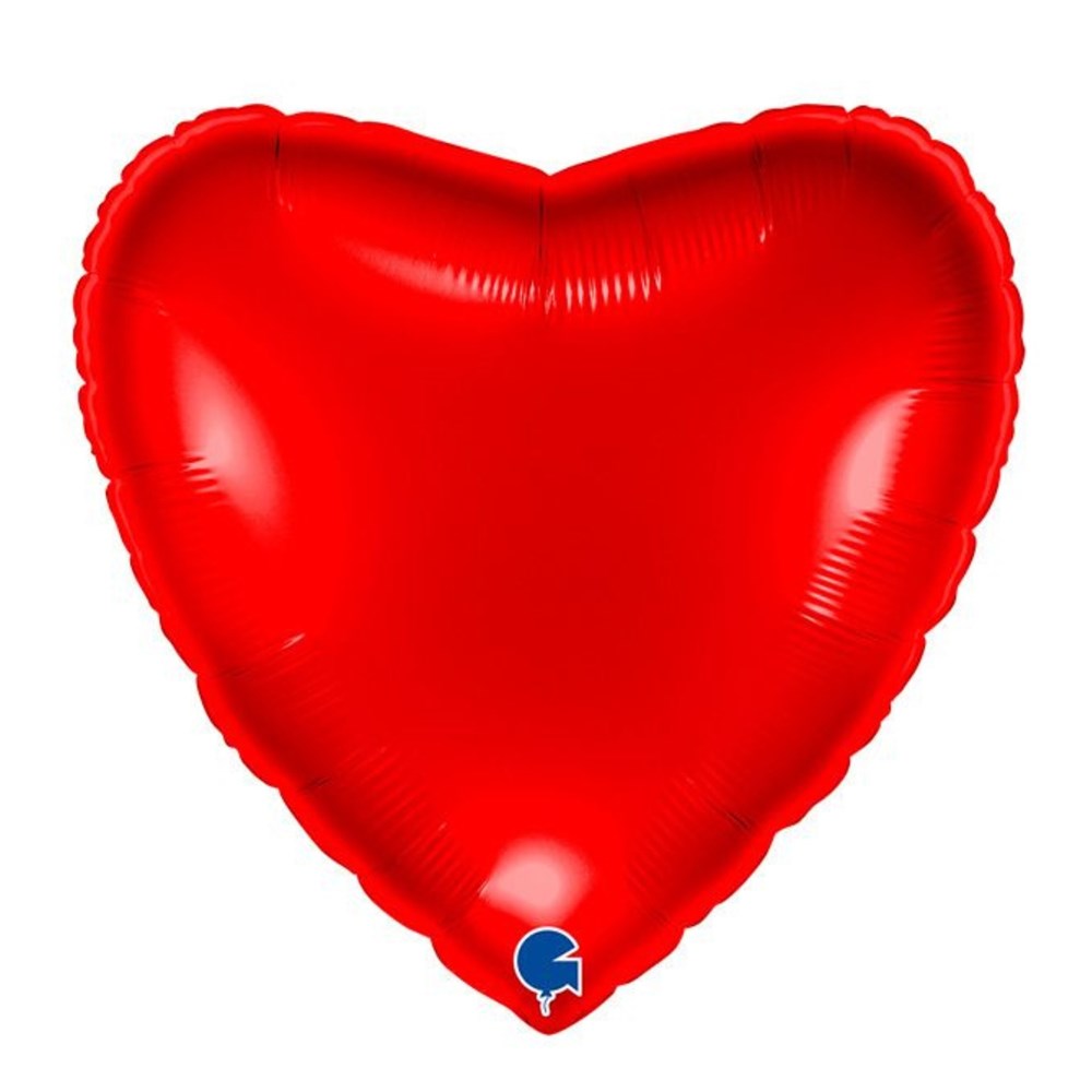 55cm Large Red Heart Foil Balloon
