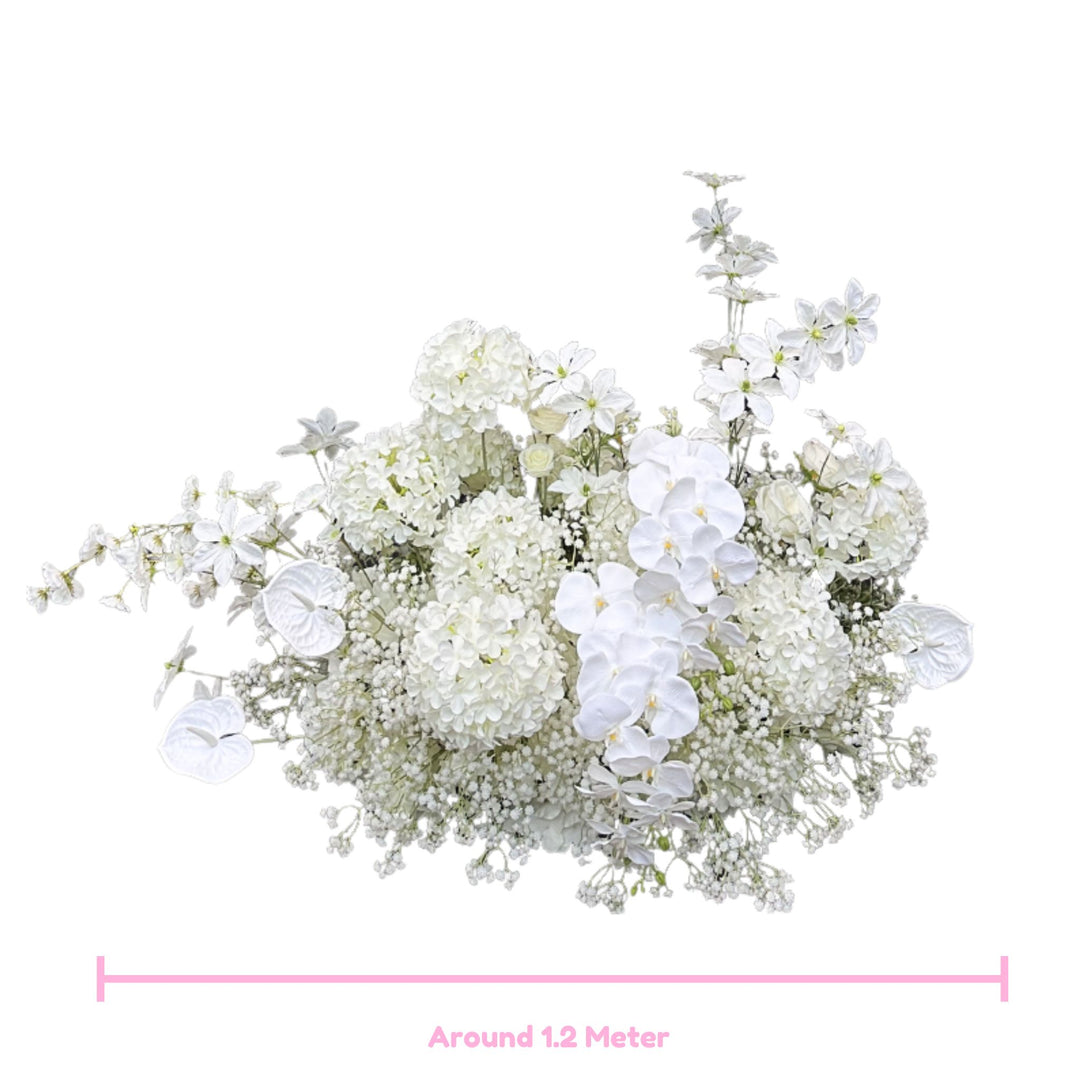 Pure Grace – Classic White Floral Arrangement Combo