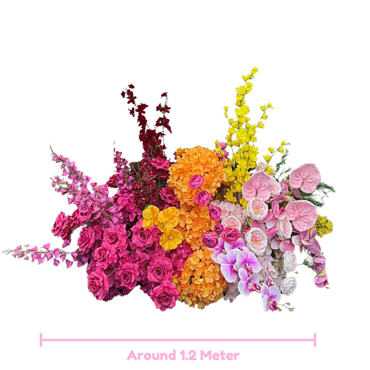 Fiesta Flora – Bright Pink, Yellow & Orange Floral Arrangement Combo