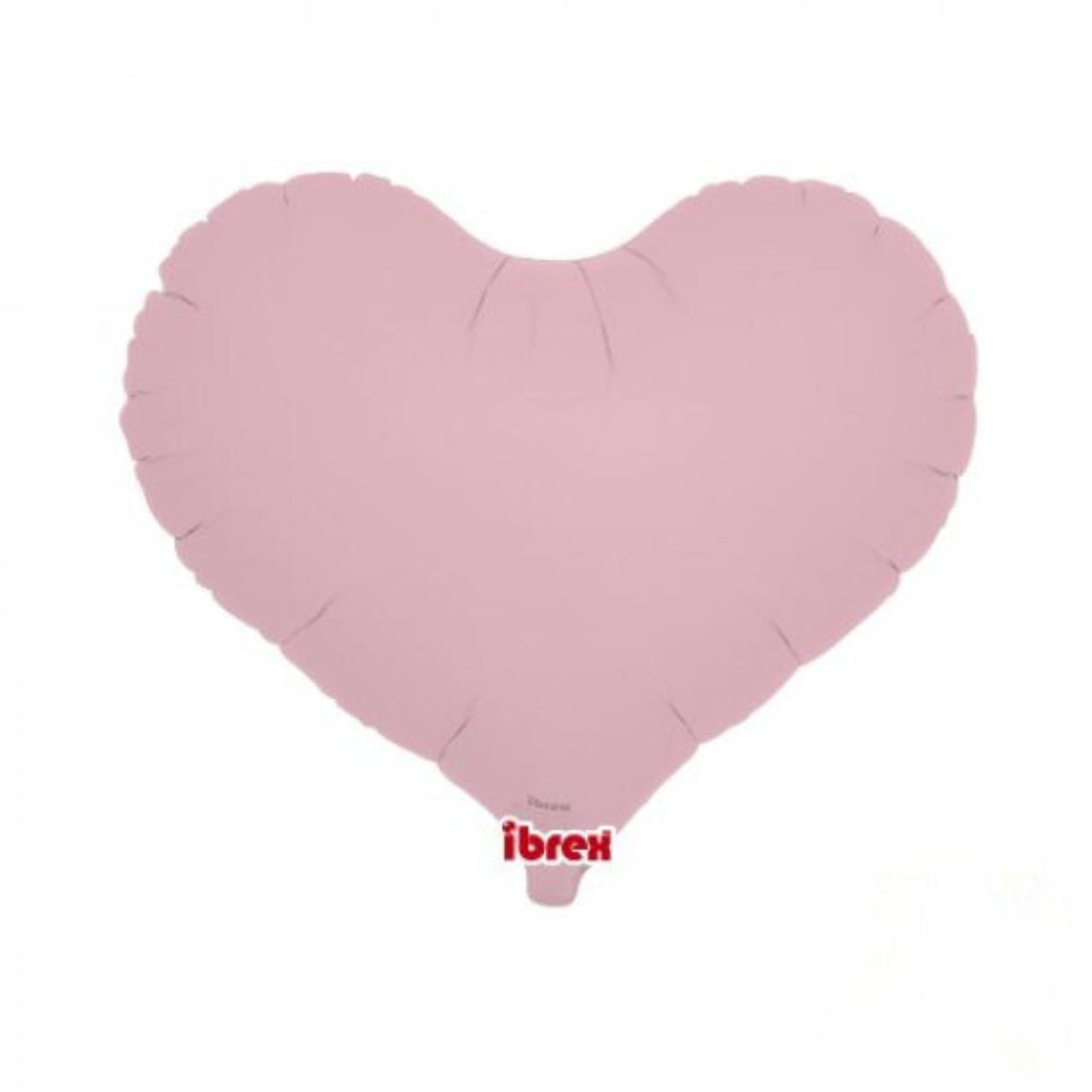 Pastel Pink Jelly Heart Foil Balloon (unpackaged)