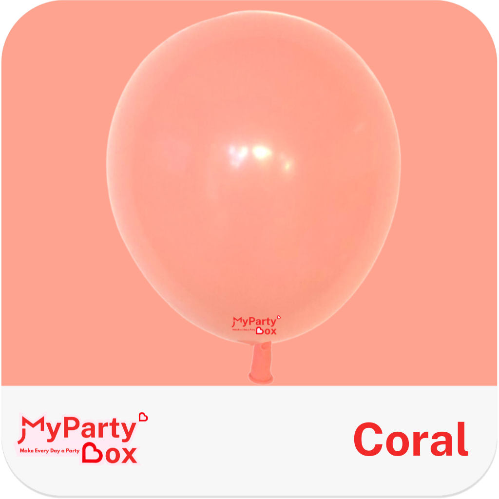 Tuftex Coral Latex Balloon Color Chart