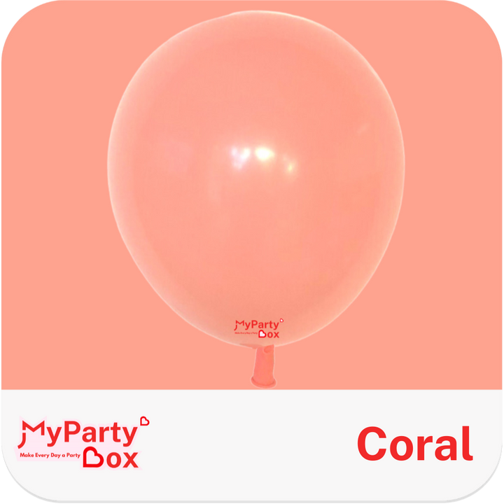 Tuftex Coral Latex Balloon Color Chart