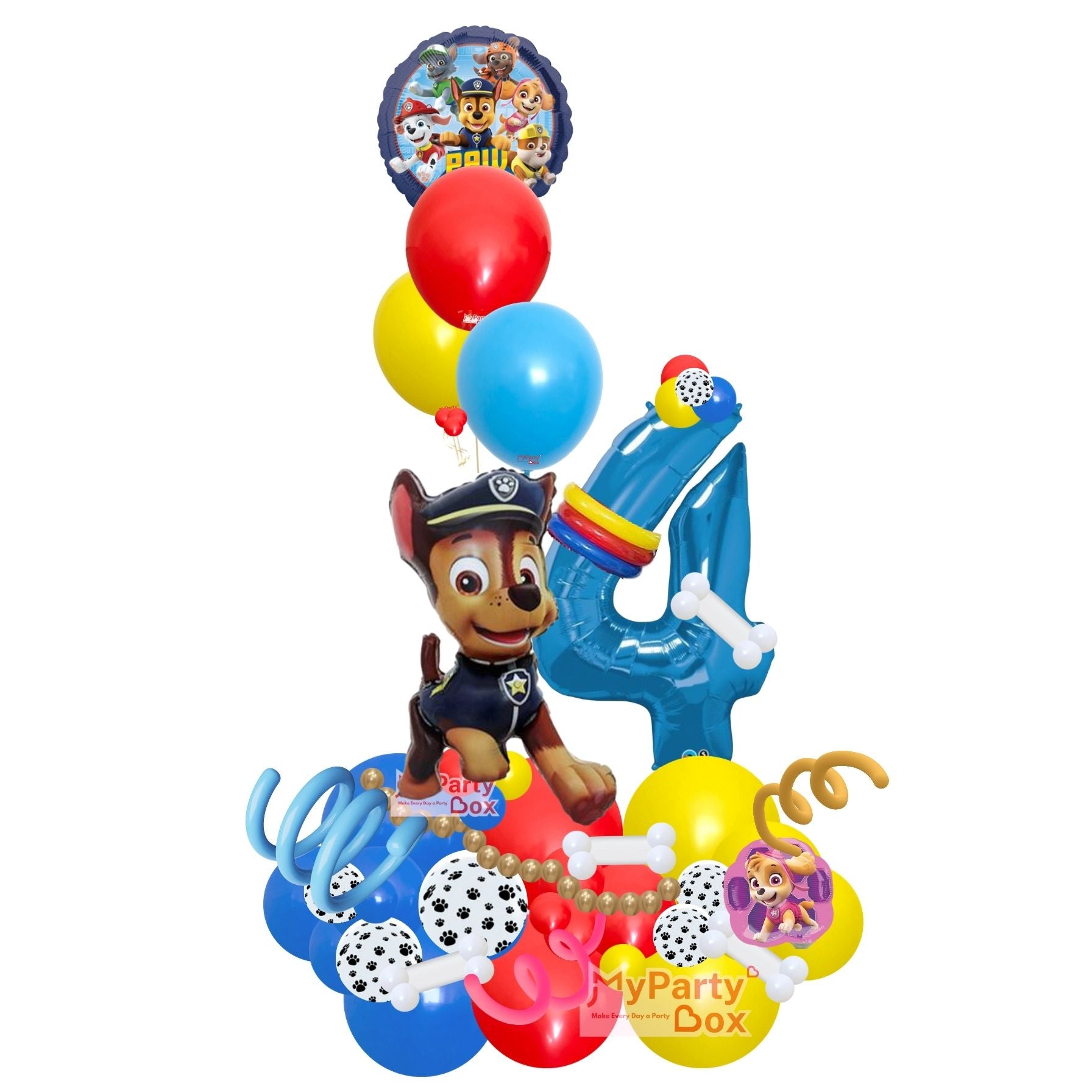 Paw Patrol Chase Balloon bouquet