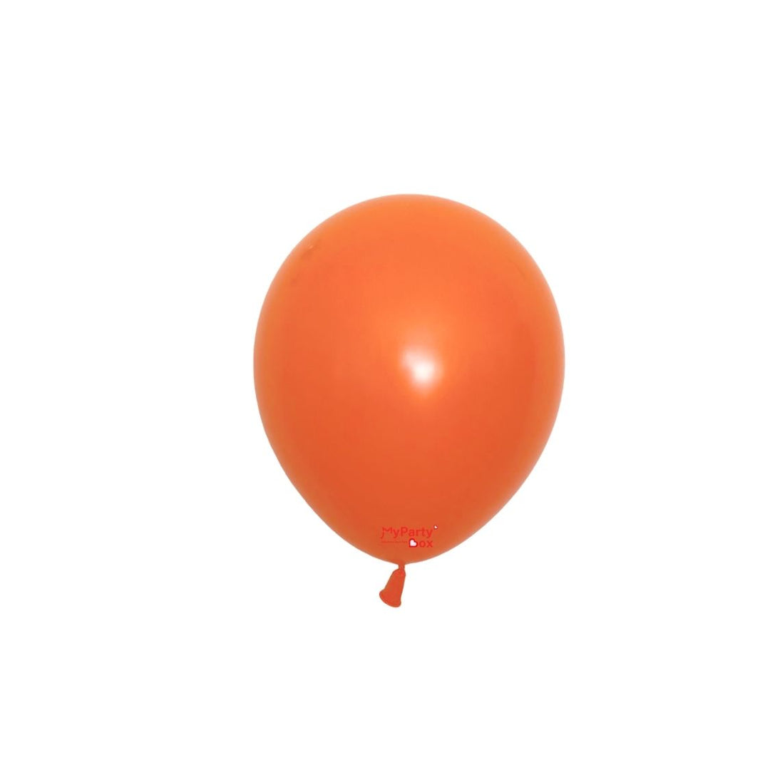 Sempertex Orange Latex Balloon Mini Size 5"(12cm)