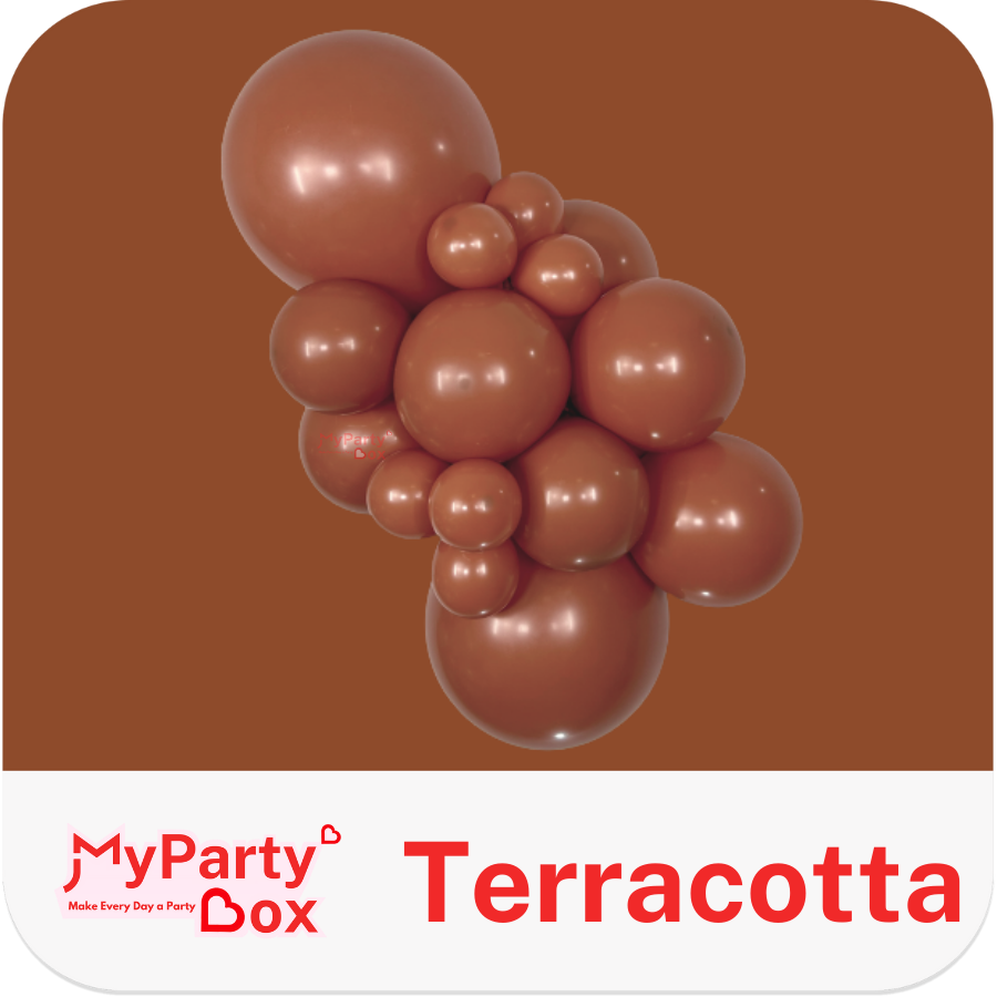 Sempertex Terracotta Latex Balloon Cluster