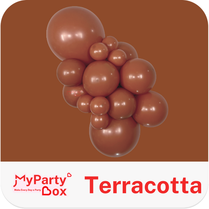 Sempertex Terracotta Latex Balloon Cluster