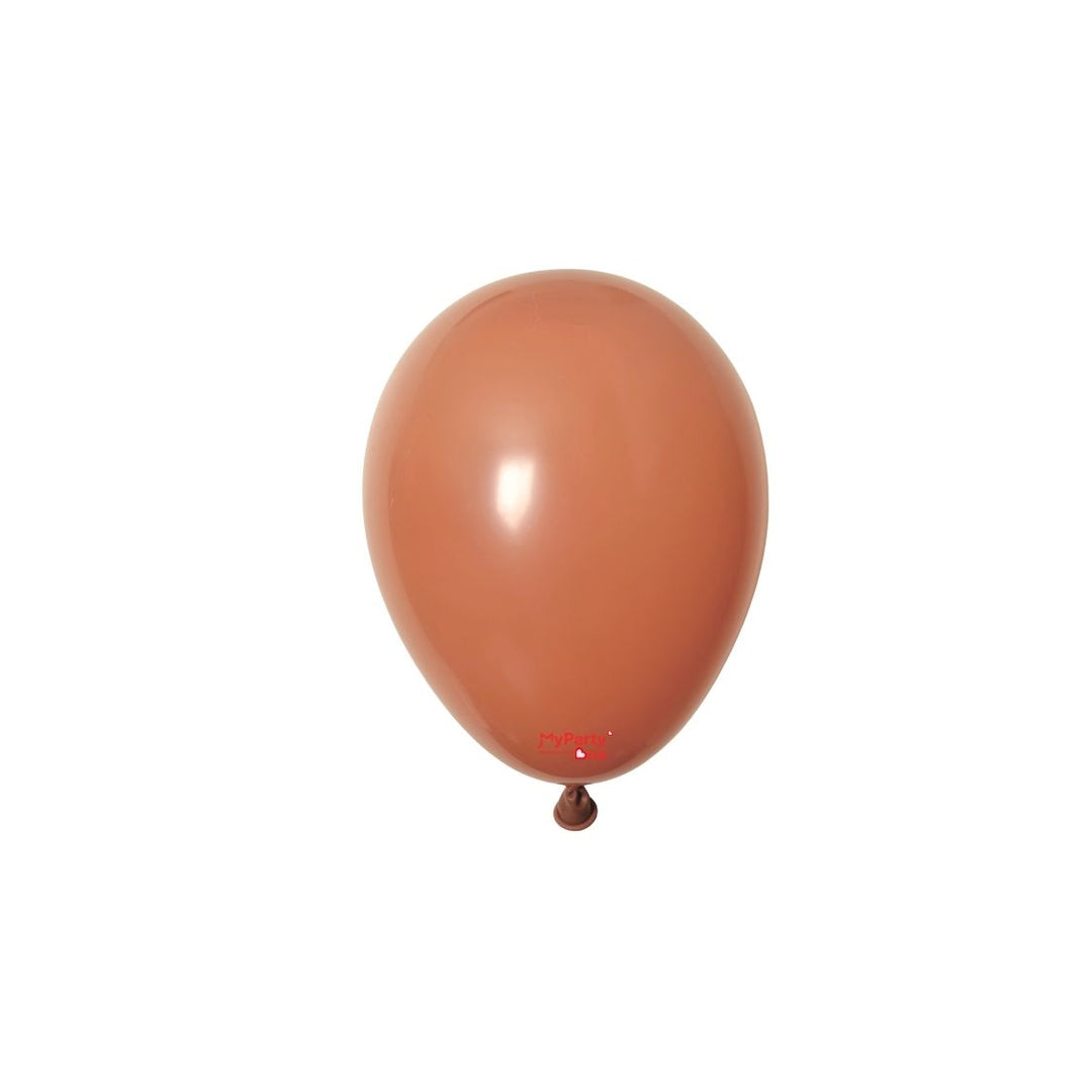 Tuftex Burnt Orange Latex Balloon Mini Size 5"(12cm)