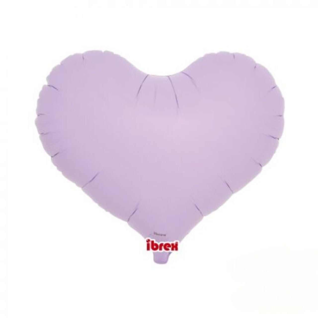 Ibreh Pastel Lavender Jelly Heart Foil Balloon (unpackaged)