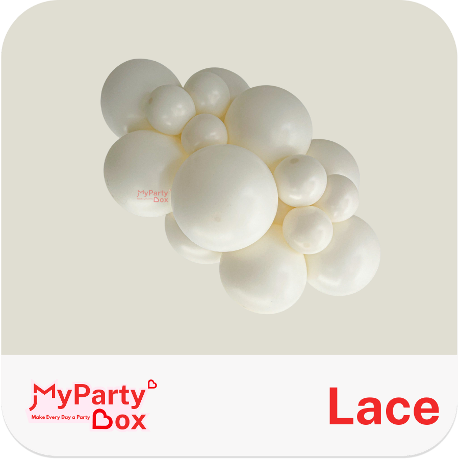 Lace Balloo Color Lace Super Jumbo Latex Balloon l Helium l My Party Box – Mypartybox.co.nz