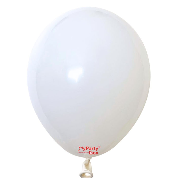 Sempertex White Large 18"(45cm) Latex Balloon