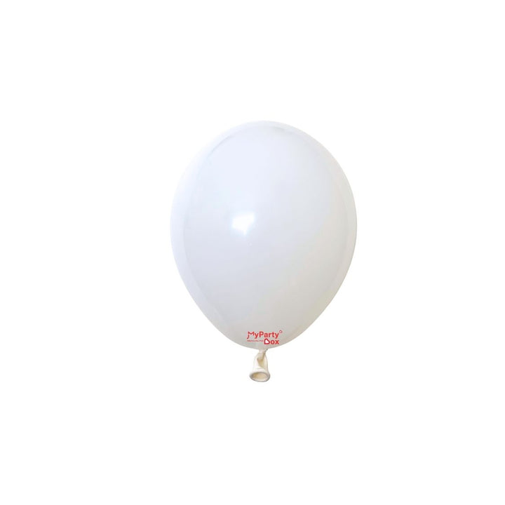 Sempertex White mini 5" (12cm) Latex Balloon