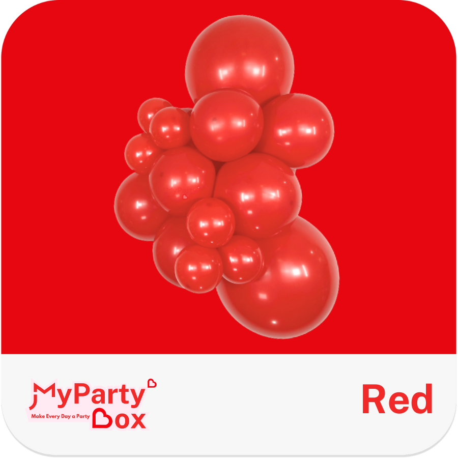 Sempertex Red Latex Balloon Cluster