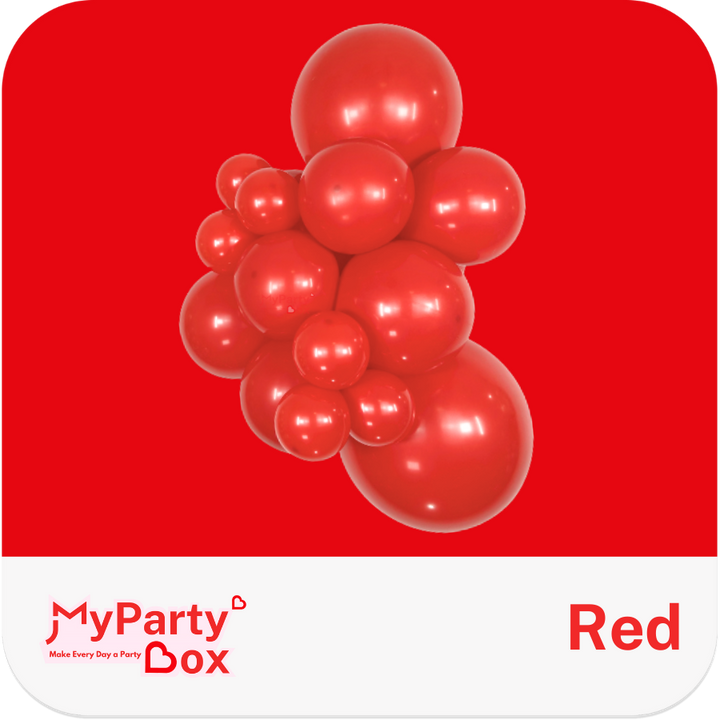 Sempertex Red Latex Balloon Cluster