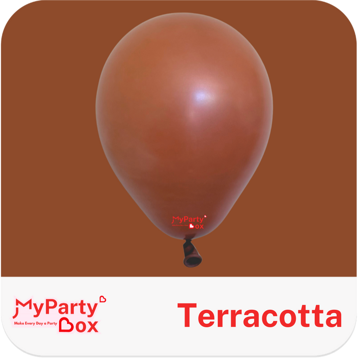 Sempertex Terracotta Latex Balloon Color Chart