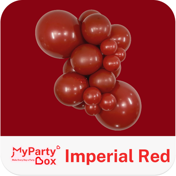 Sempertex Imperial Red Latex Balloon Cluster
