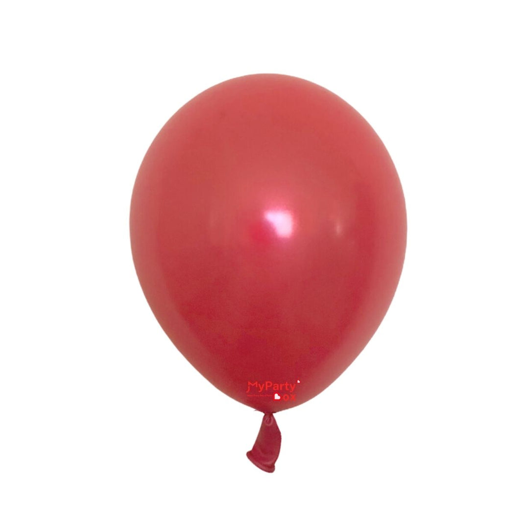 Sempertex Metallic Red Latex balloon Regular Size 12"(30cm)