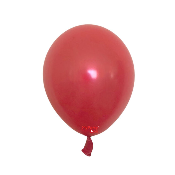 Sempertex Metallic Red Latex balloon Regular Size 12"(30cm)