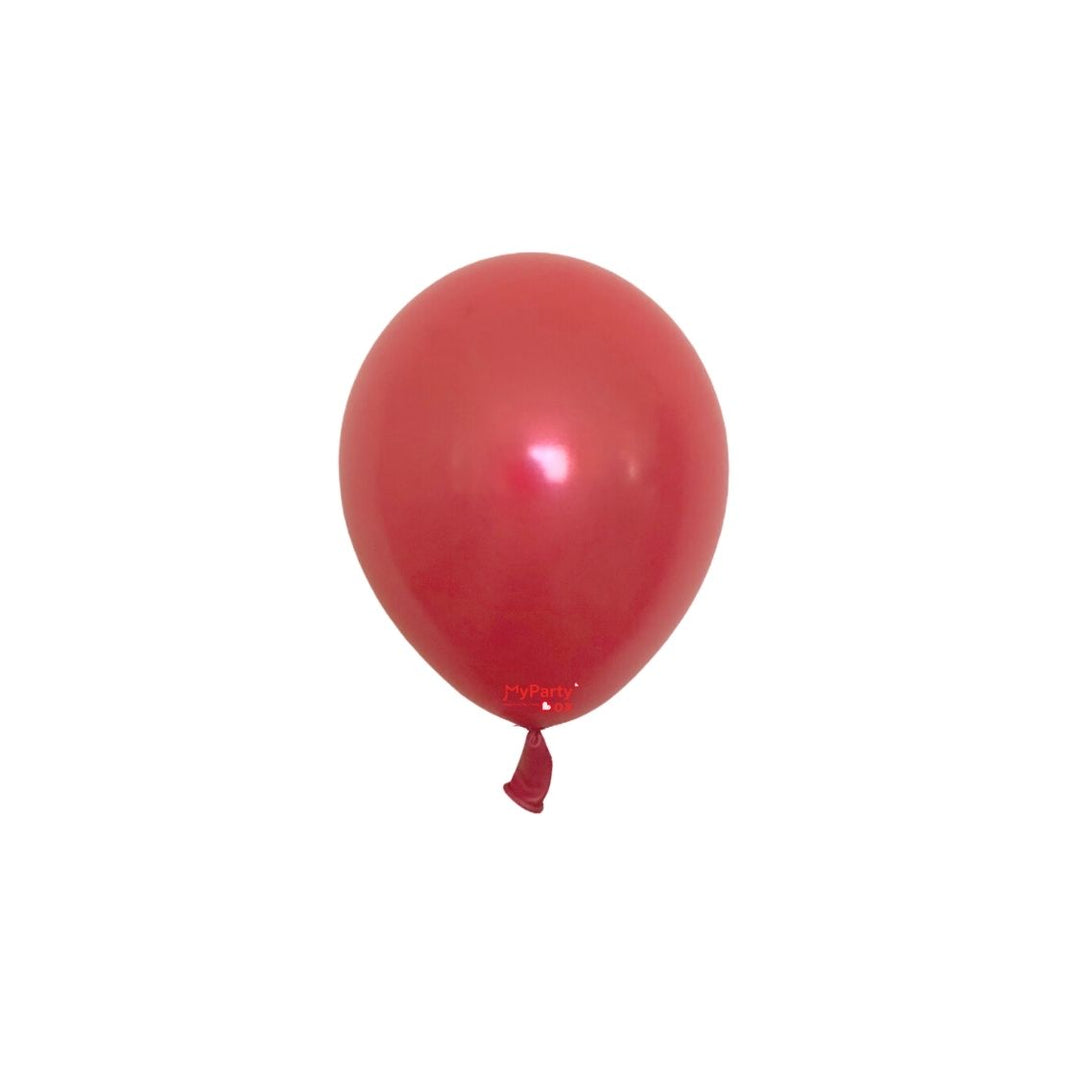 Sempertex Metallic Red Latex balloon Mini Size 5"(12cm)
