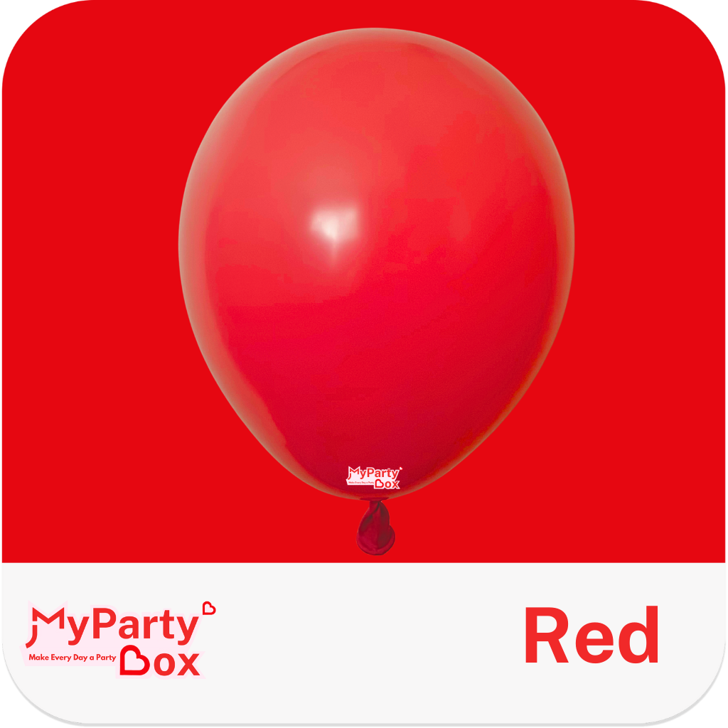 Sempertex Red Latex Balloon Color Chart