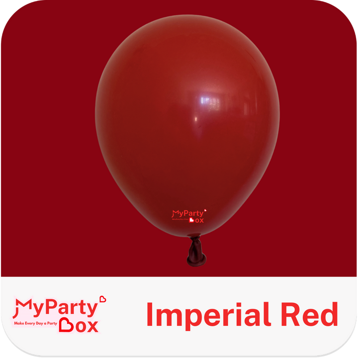  Sempertex Imperial Red Latex Balloon Color Chart