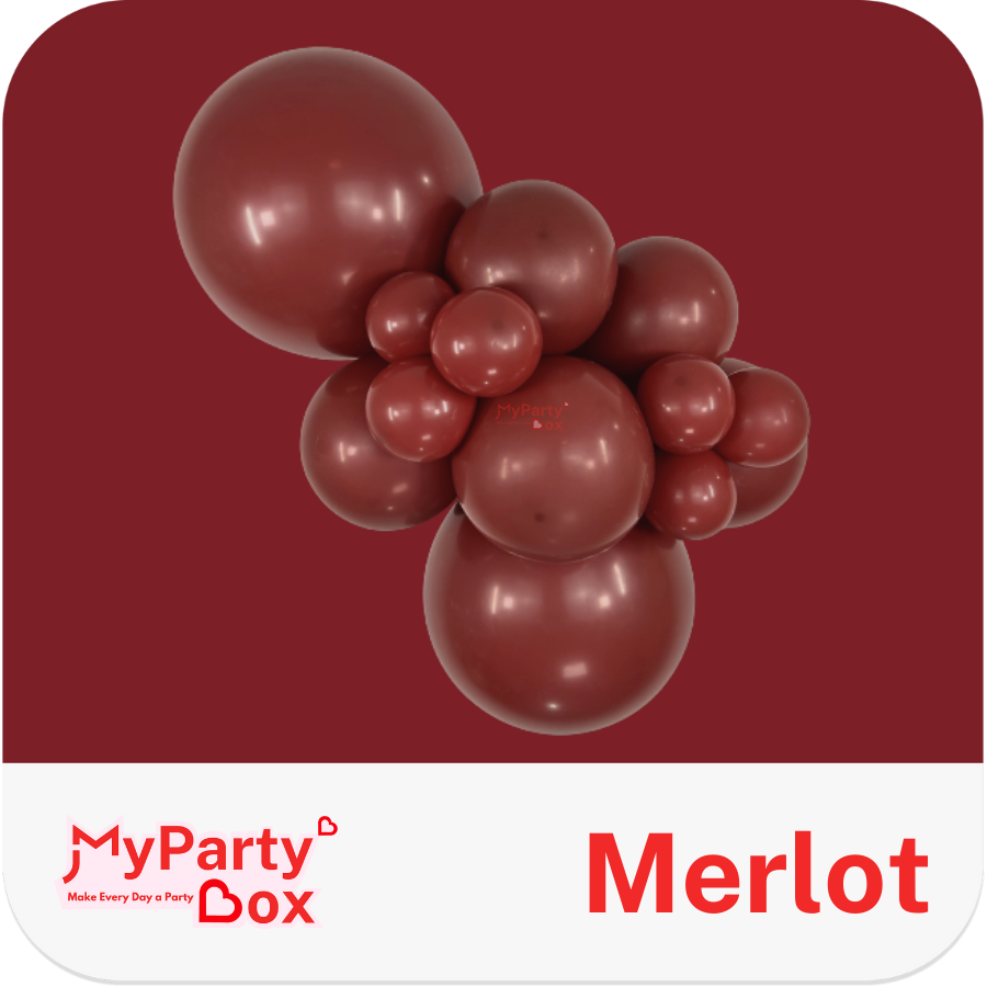 Sempertex Merlot Latex Balloon Cluster