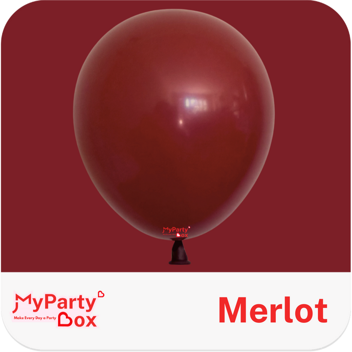Sempertex Merlot Latex Balloon Color Chart