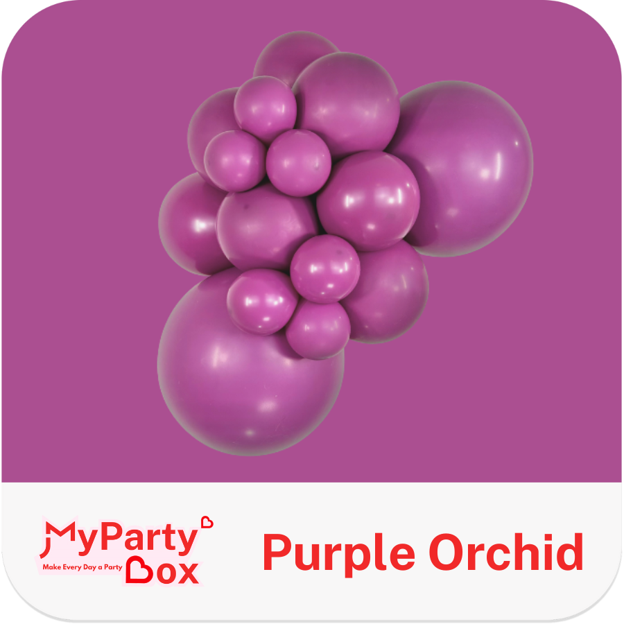 Sempertex Purple Orchid Latex Balloon Cluster