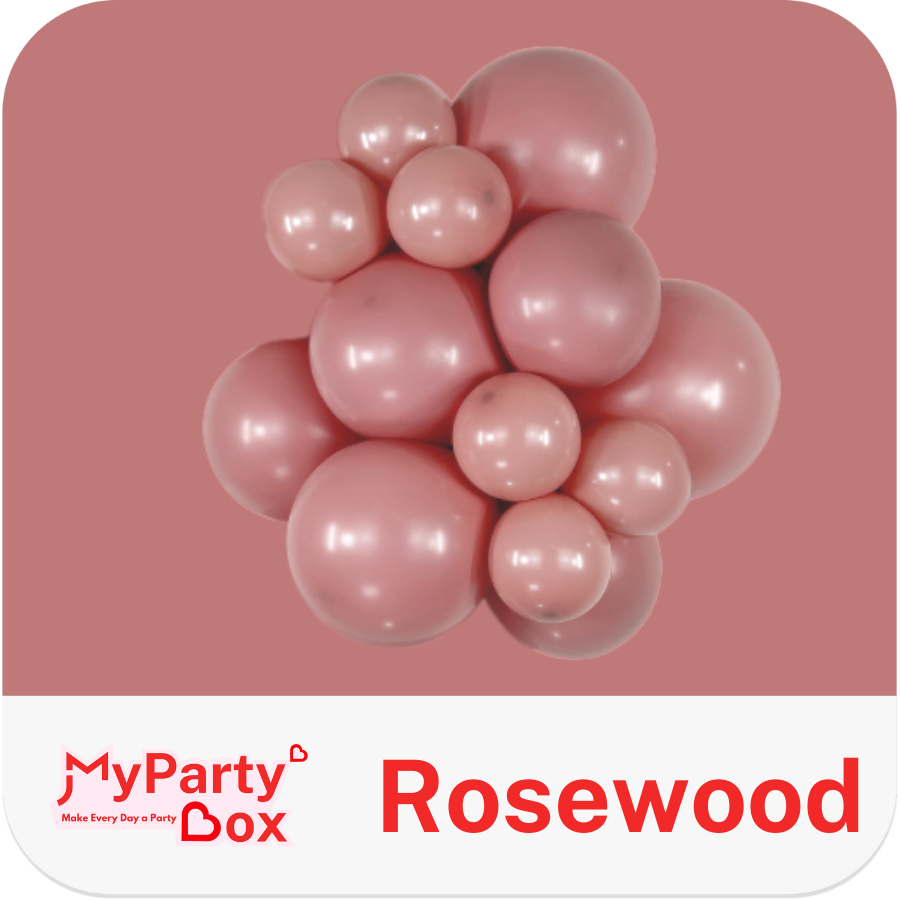 Sempertex Rosewood Latex Balloon Cluster