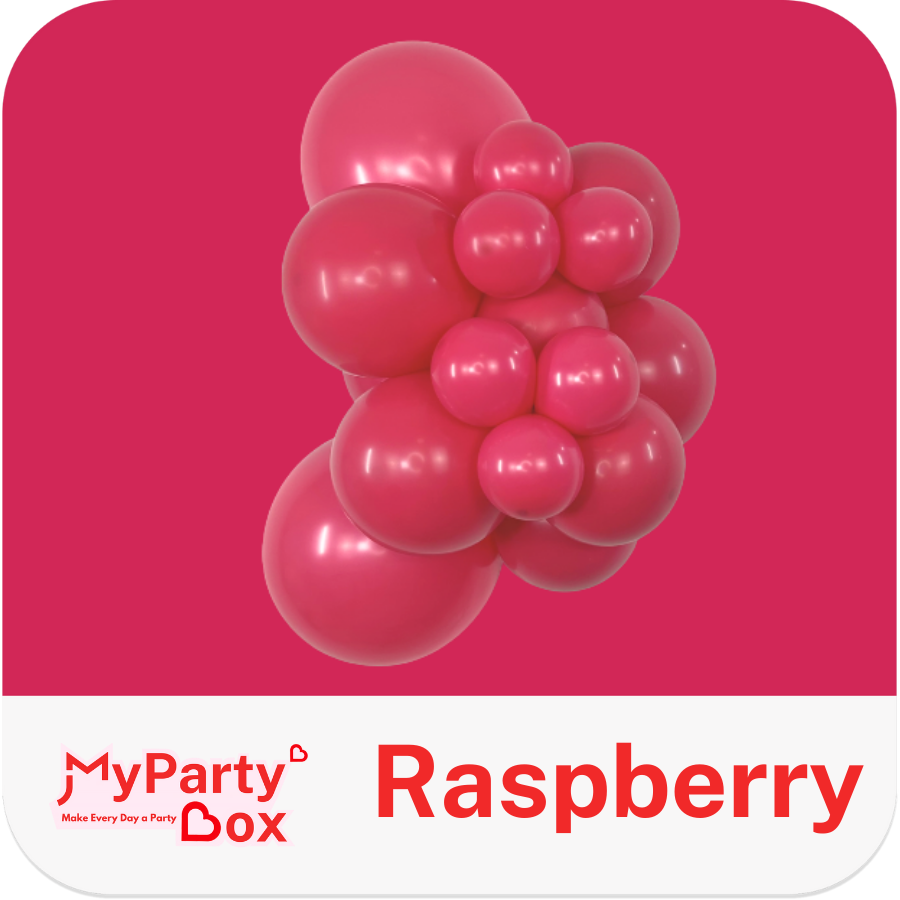 Sempertex Raspberry Latex Balloon Cluster