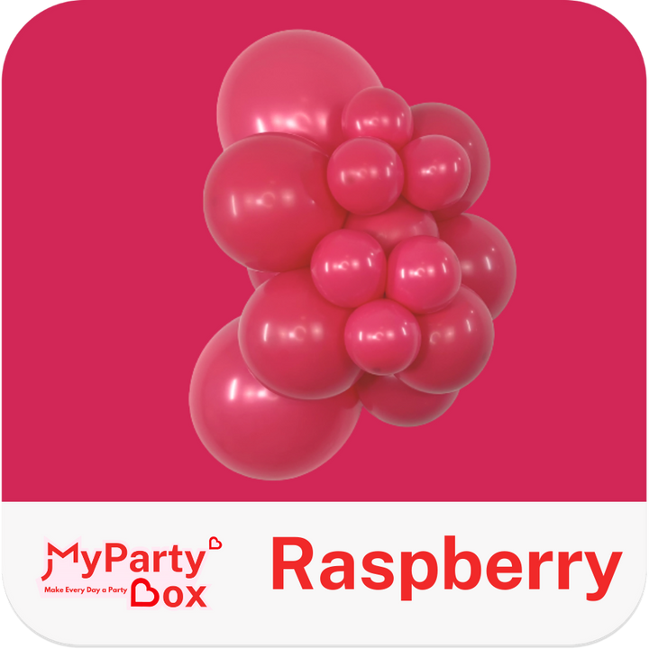 Sempertex Raspberry Latex Balloon Cluster