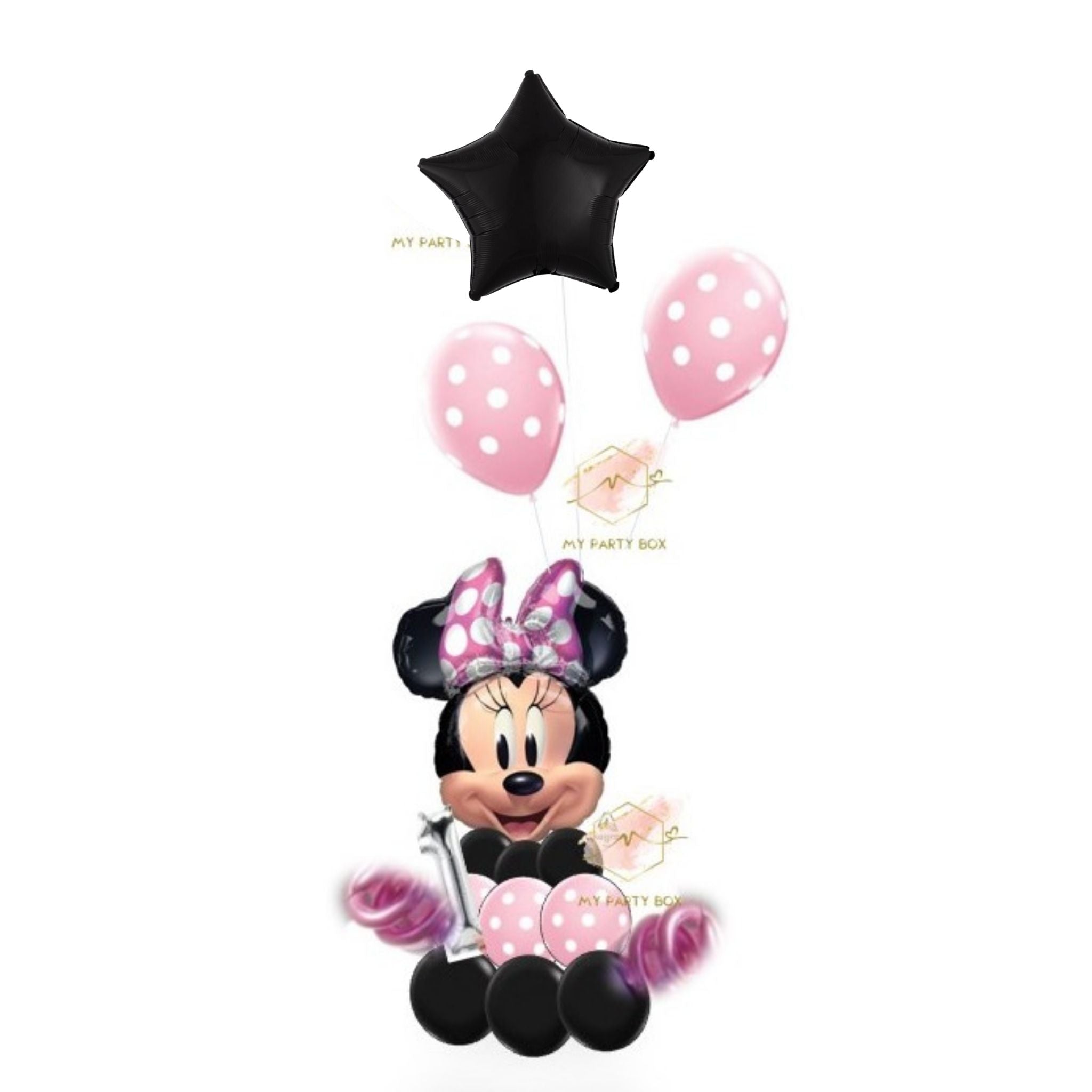 My Party Box Minnie Mouse Balloon Bouquet