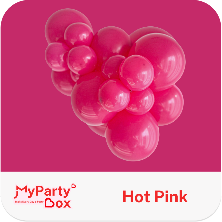 Tuftex Hot Pink Latex Balloon Color Chart
