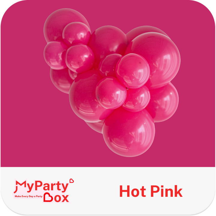 Tuftex Hot Pink Latex Balloon Color Chart